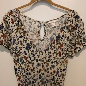 H&M floral jumpsuit